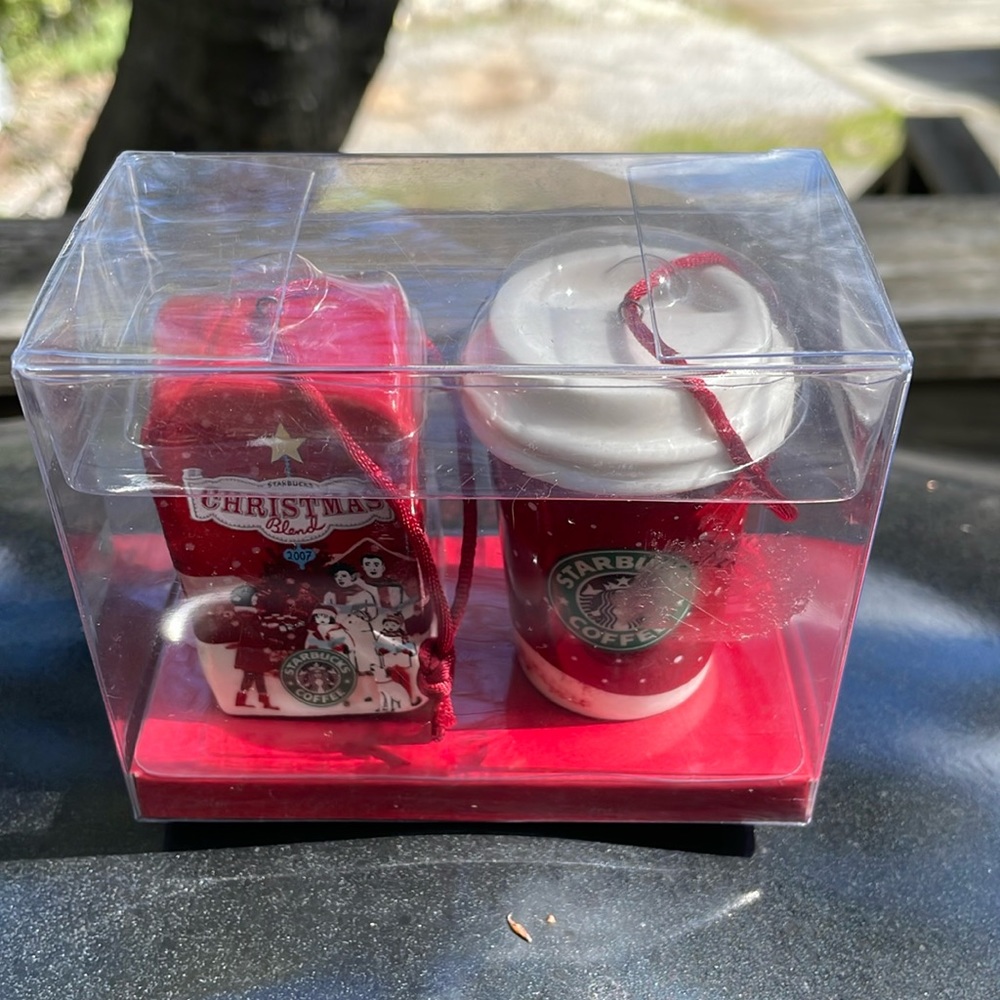 Starbucks 2007 Christmas Ornament Set